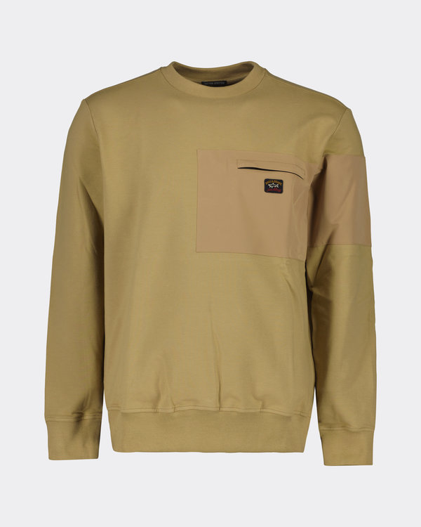 Men's Knitted Sweatshirt Khaki