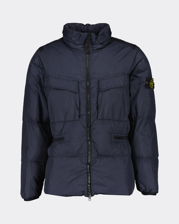 40123 Real Down Jacket Navy