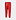 Zip Hem Sweatpants Rood