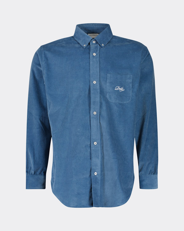 La Chemise Shirt Corduroy Blau