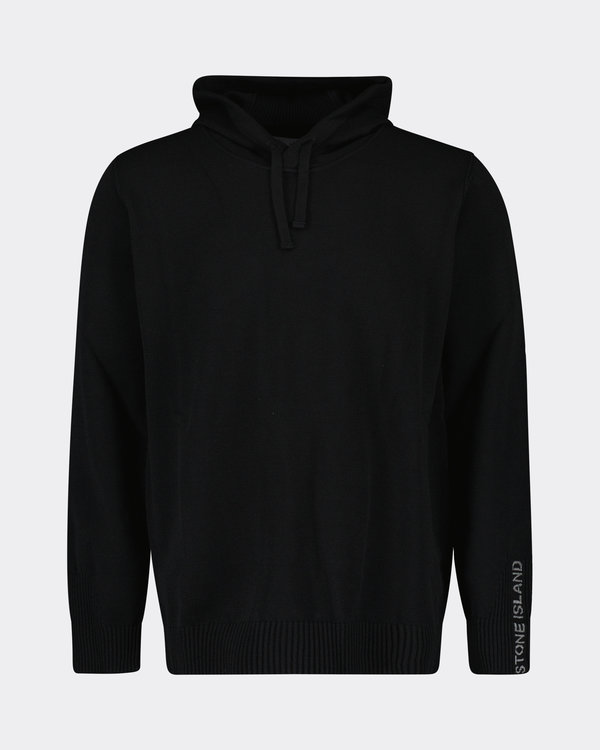 546A8 Knitwear Hoodie Black