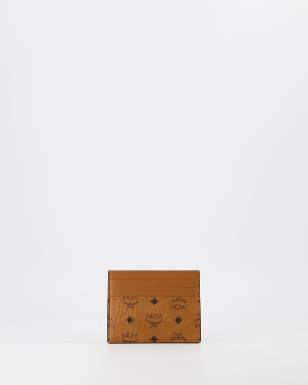 Money Clip Card Case Cognac
