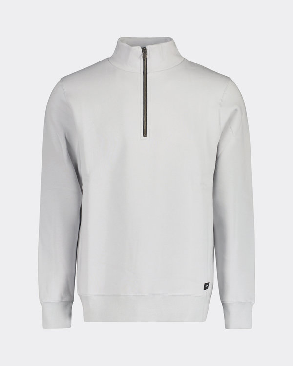 Logan Half Zip Sweater Grau