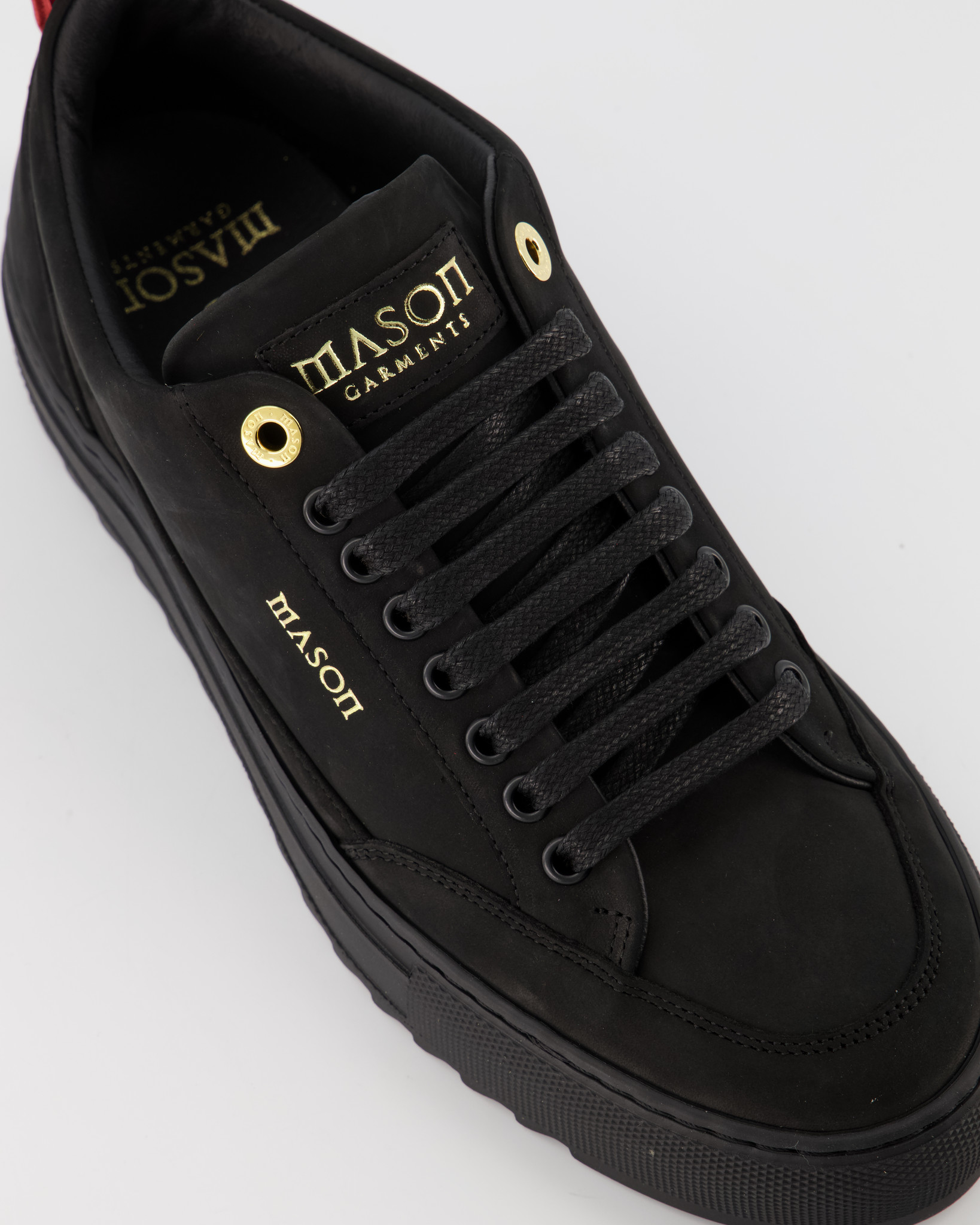 verdrietig Hoorzitting Zwart Mason Garments Tia Nubuck Sneaker Zwart - Beachim