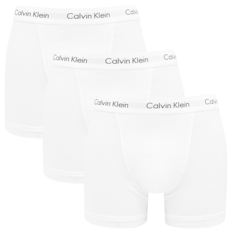 Huidige meesteres leg uit Calvin Klein 3-Pack Trunks Boxershorts White - Beachim