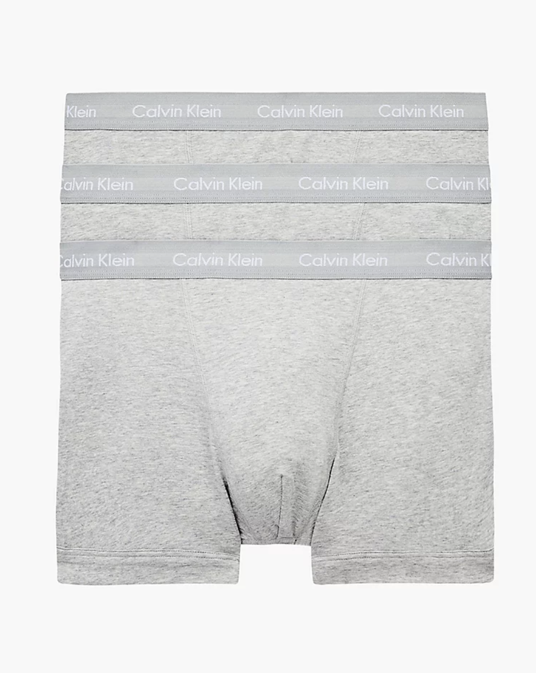 Piket Experiment Maak een bed Calvin Klein 3-Pack Trunks Boxershorts Grijs - Beachim