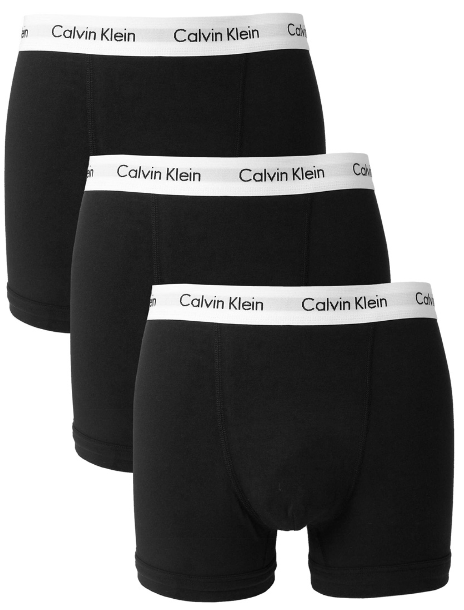 Kakadu Nest Verloren Calvin Klein 3-Pack Trunks Boxershorts Schwarz/Weiß - Beachim