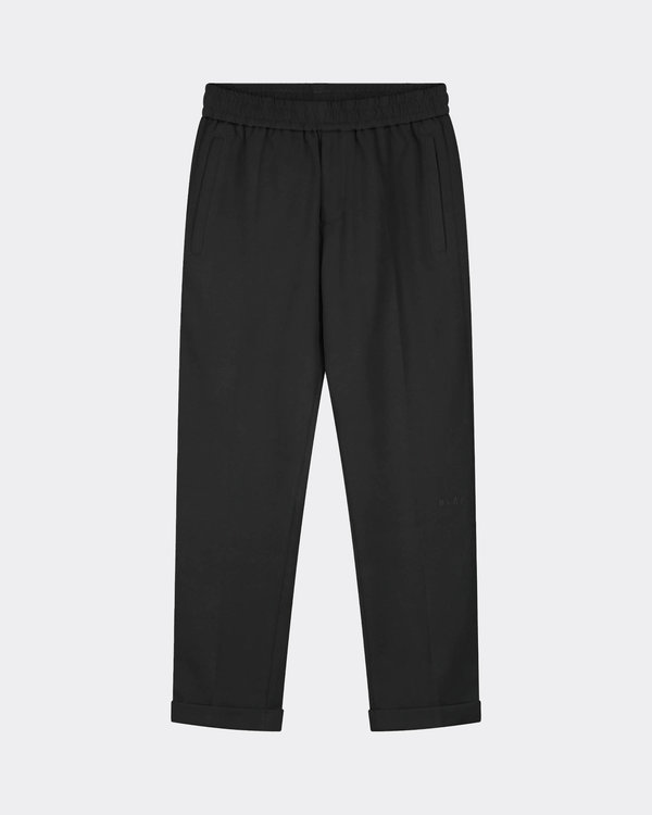 Slim Elasticated Trouser Black