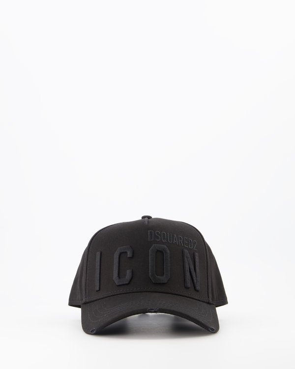 Embroidered Baseball Cap Zwart