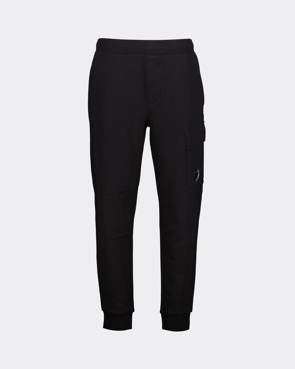 Cargo Goggle Logo Sweatpants Black