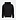 Diagonal Raised Hoodie Schwarz