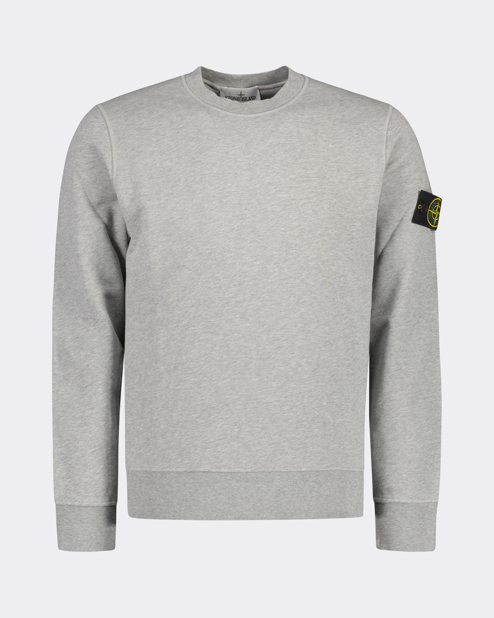 Editor Voorkomen George Bernard Stone Island 63051 Basic Sweater Grijs - Beachim