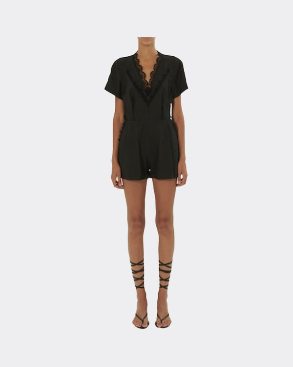 Linneas Playsuit Schwarz