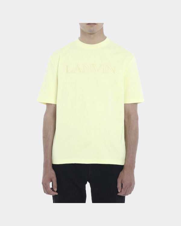 Tonal Embroderie T-shirt Yellow