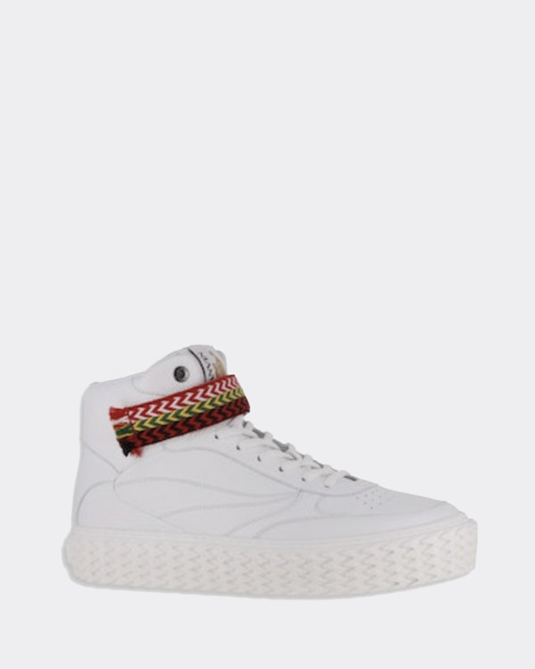 Curb 2 High Top Sneaker Wit