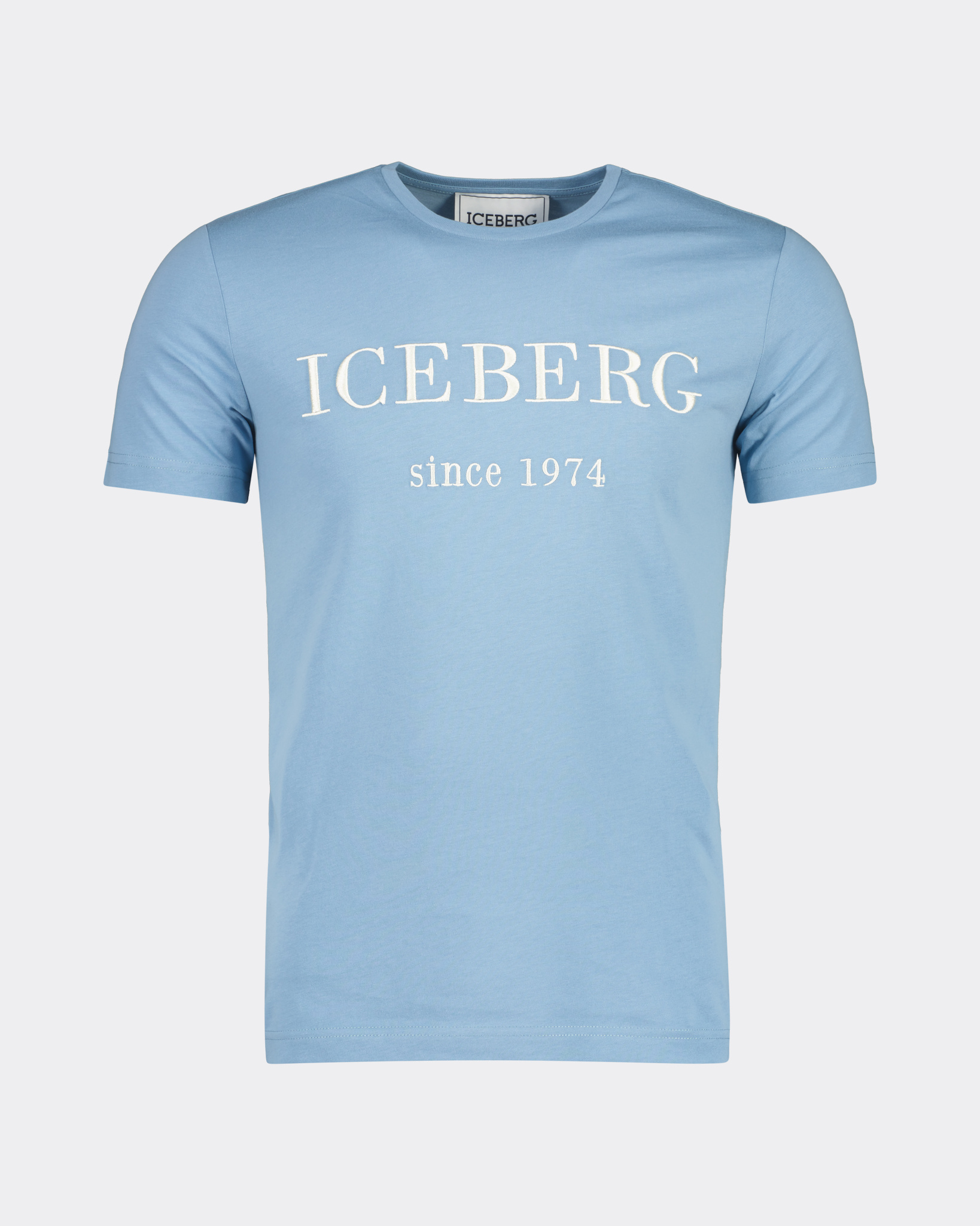 oorlog tandarts rol Iceberg Big Logo T-shirt Blauw - Beachim