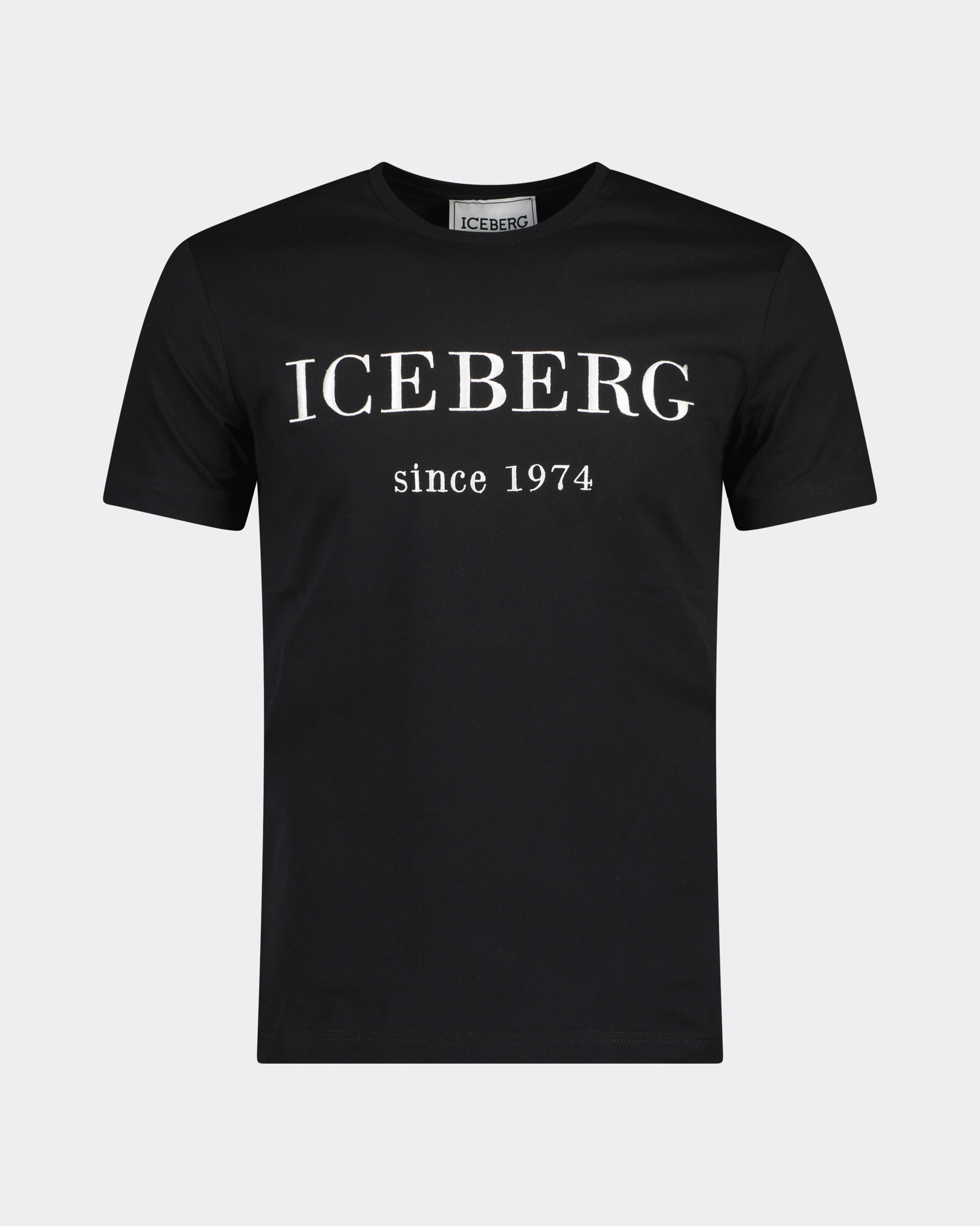 zwaar Uitvoeren Ver weg Iceberg Big Logo T-shirt Zwart - Beachim