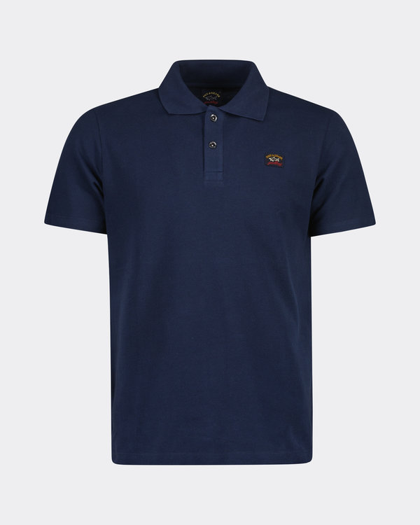 Knitted Iconic Badge Polo Marine