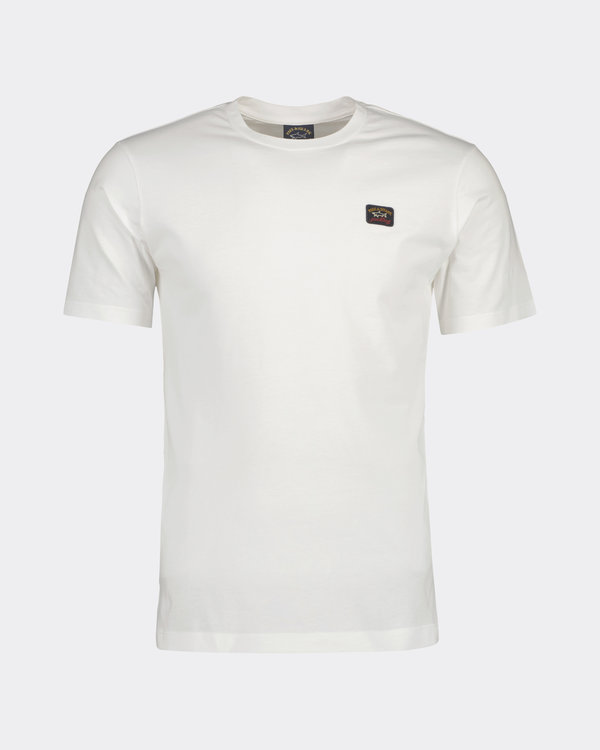 Knitted T-shirt Weiß