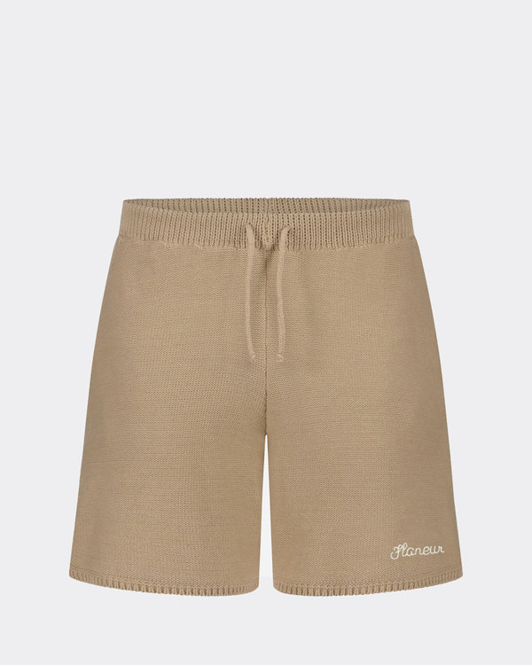 Knitted Short Brown