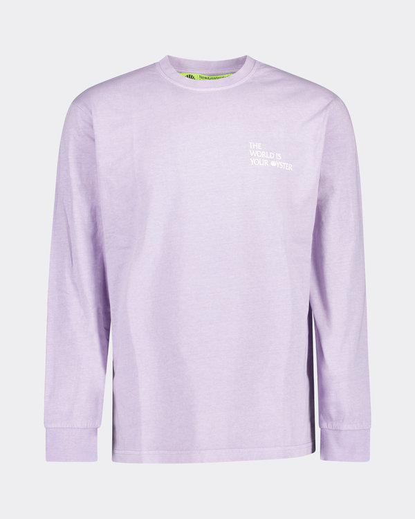 The World Longsleeve T-shirt Lilac