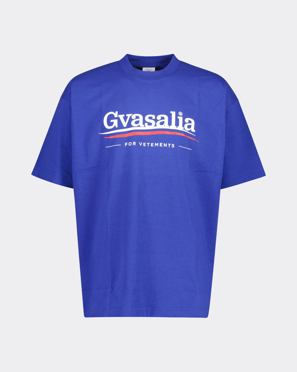 Gvasalia For Vetements T-Shirt Blauw