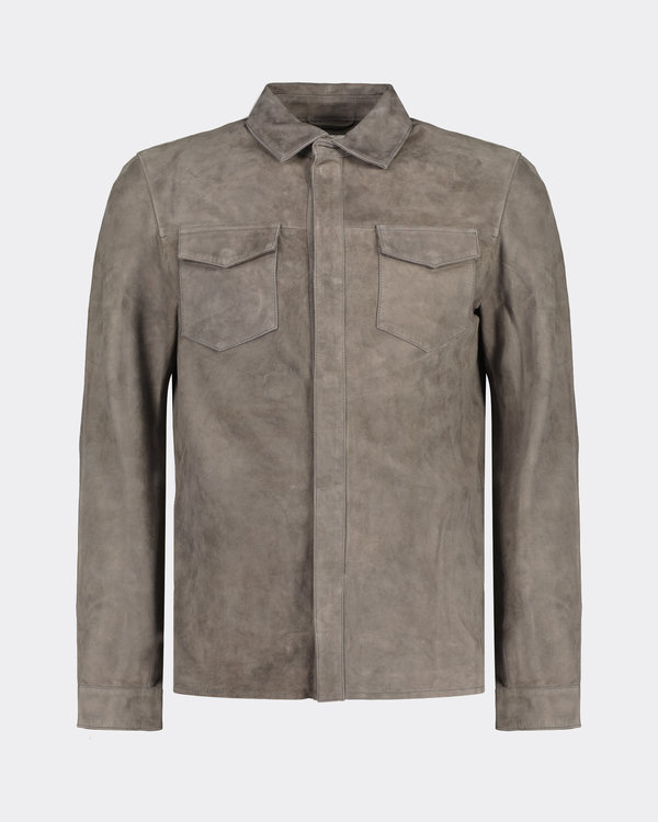 Robert Suede Shirt D.Grau