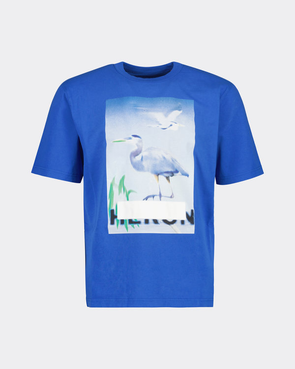 Censored Heron SS T-Shirt Blue/L.Blue