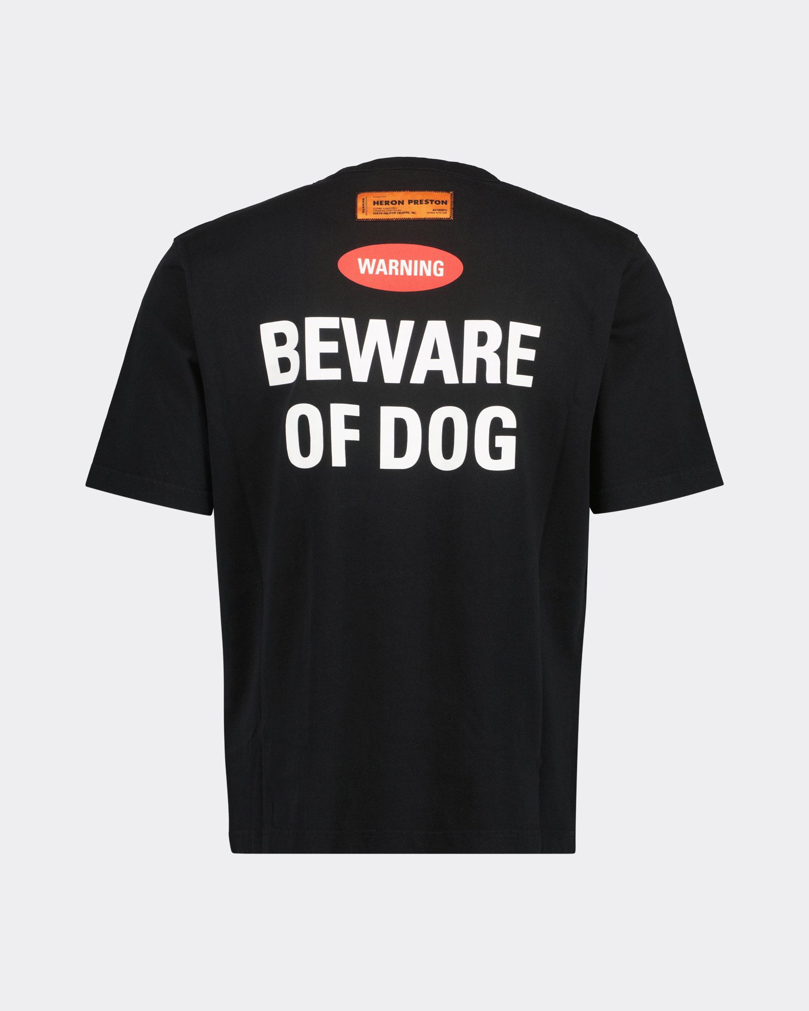 Heron Preston Beware Of Dog T-shirt Zwart - Beachim