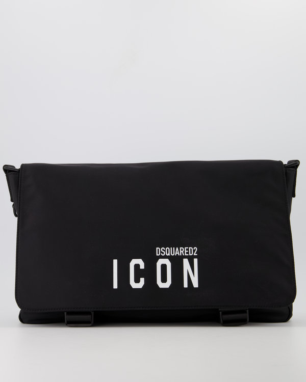 Be Icon Postman Bag Black