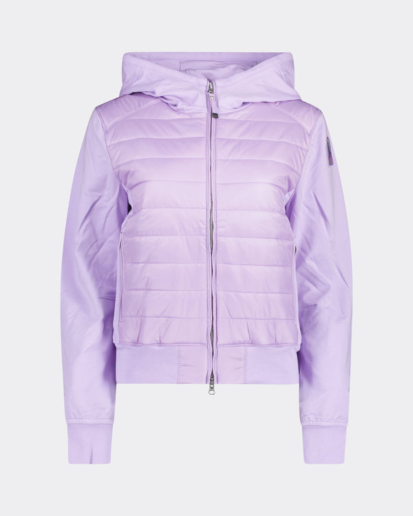 Caelie Fleece Hooded Jacket Purple