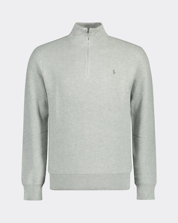 Half Zip Knit Grey