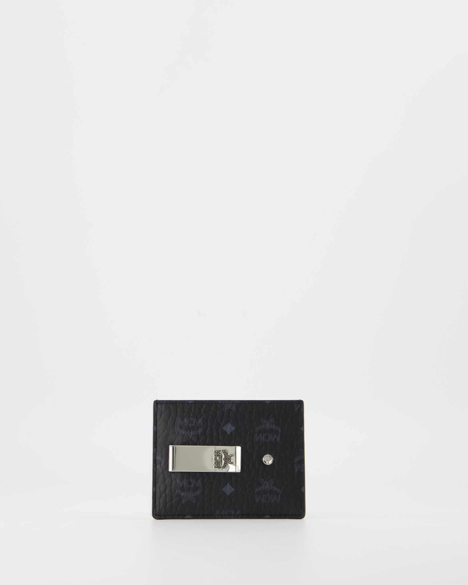 MCM Worldwide Money Clip Card Case Zwart Beachim