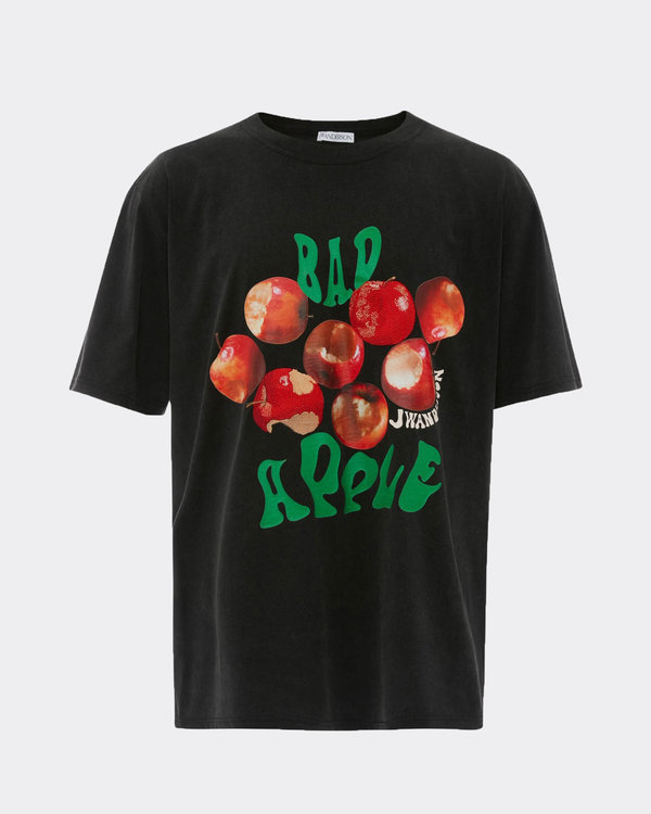 Bad Apple Oversized T-Shirt Dark Grey