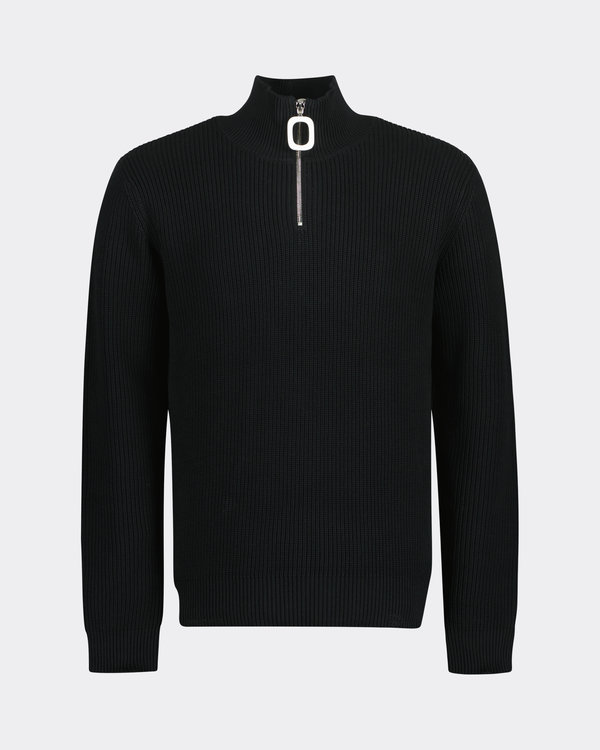 Half-Zip Jumper Black