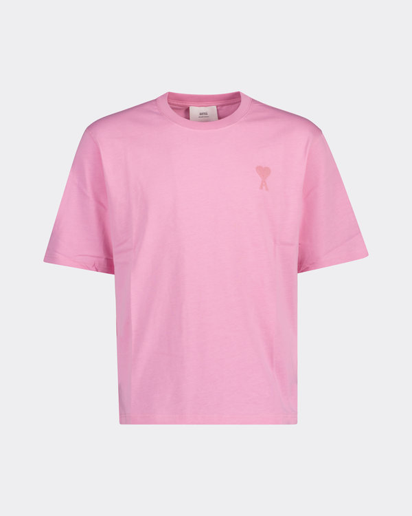 De Coeur Ton Sur Ton Logo T-shirt Roze