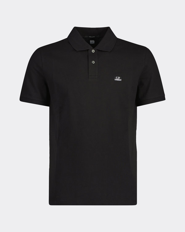 Stretch Piquet Polo Shirt Black