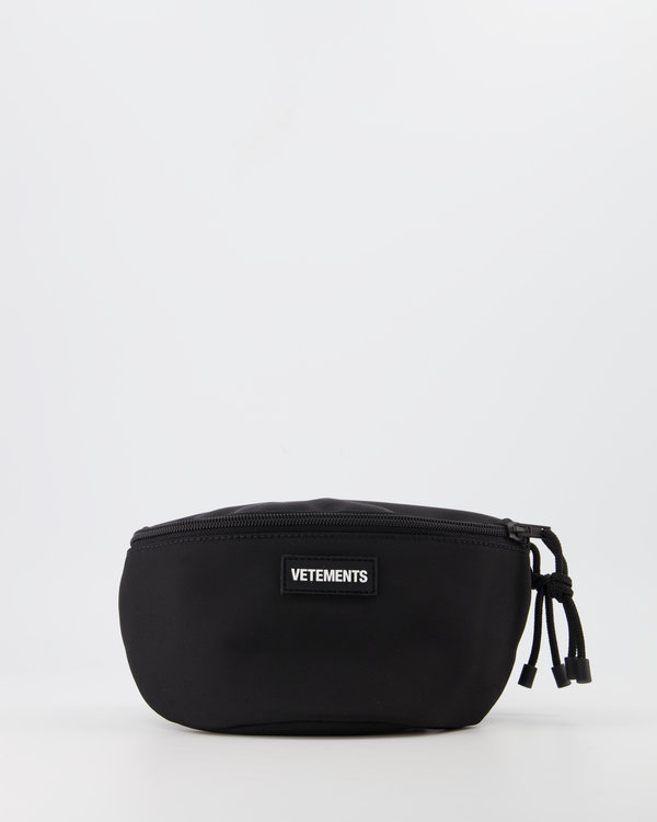 All Black Logo Fanny Pack Black