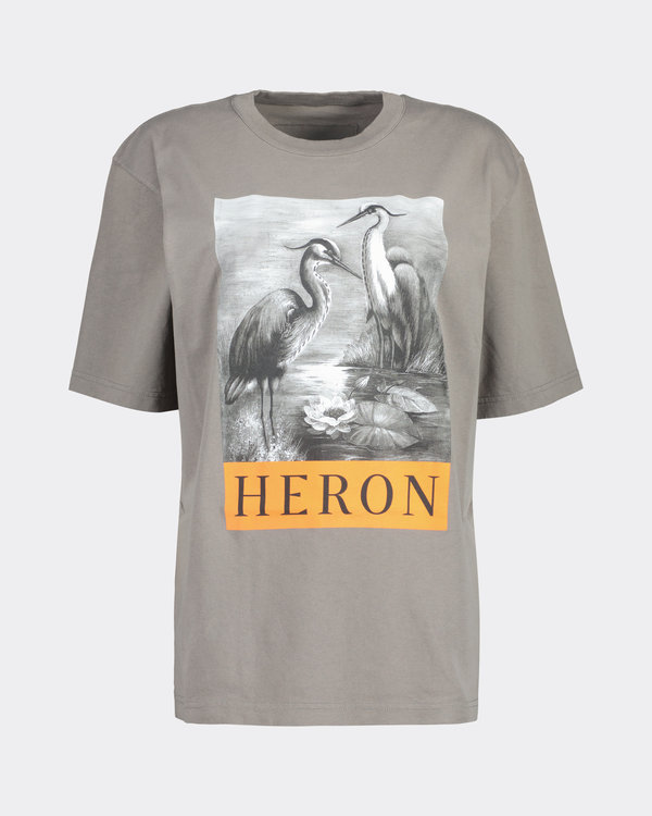 Heron BW SS T-Shirt Grau/Schwarz