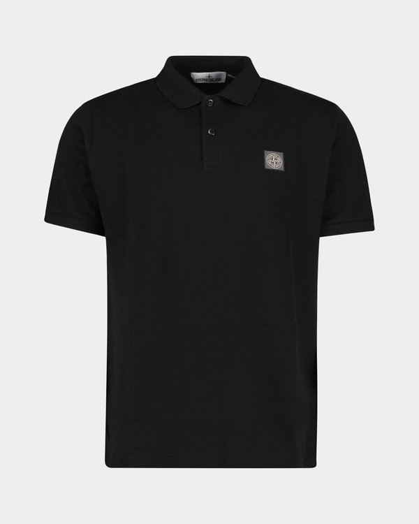 22R39 Regular Fit Polo Schwarz