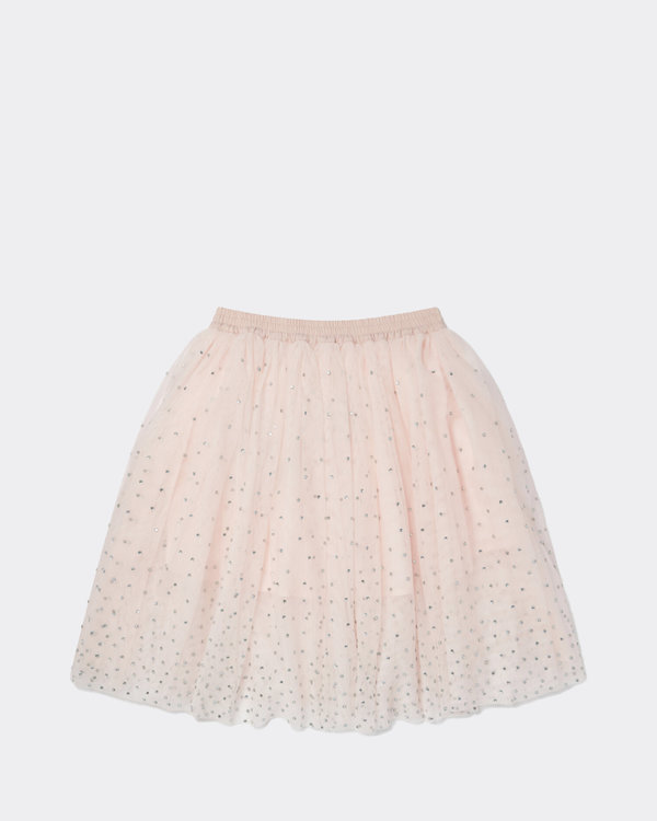 Tulle Diamond Skirt Pink