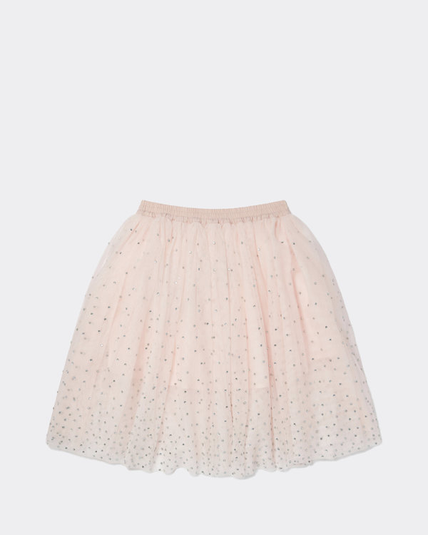 Tulle Diamond Skirt Rosa