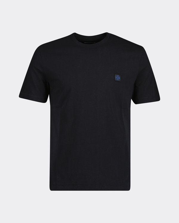 T-Shirt Logo Print Zwart