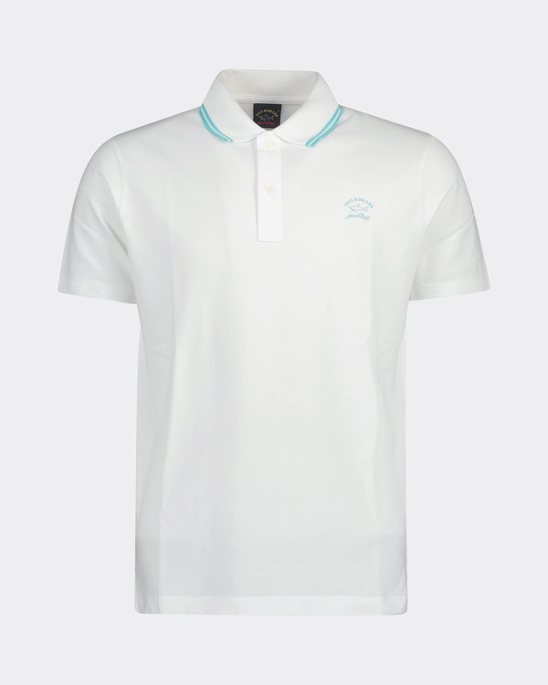 Men's Knitted Polo White
