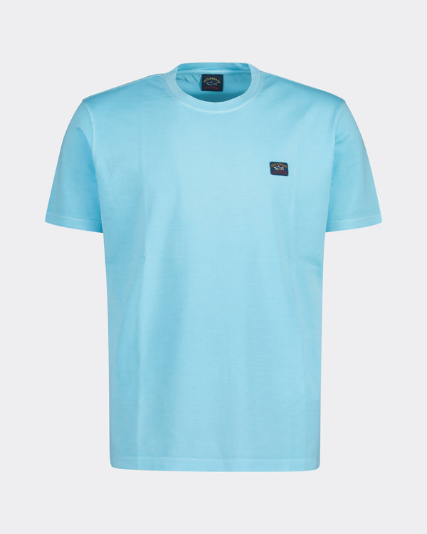 Men's Knitted T-Shirt Blau