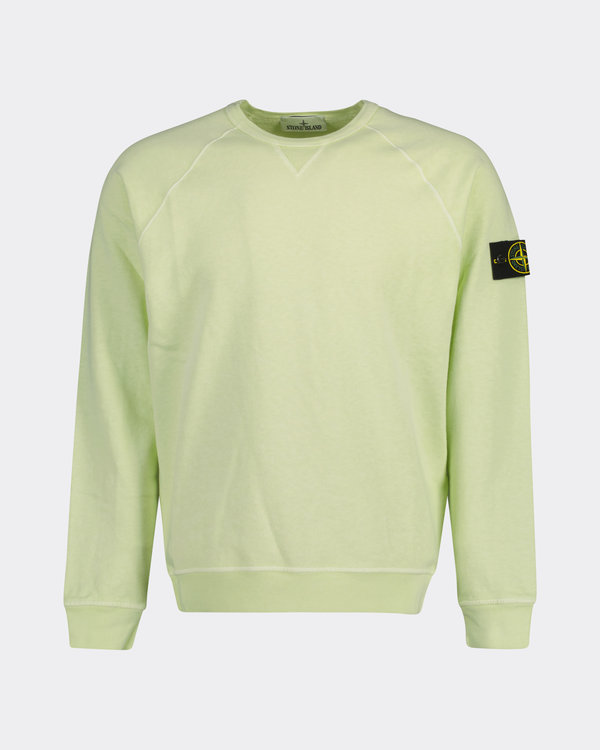 66360 Washed Sweater Licht Groen