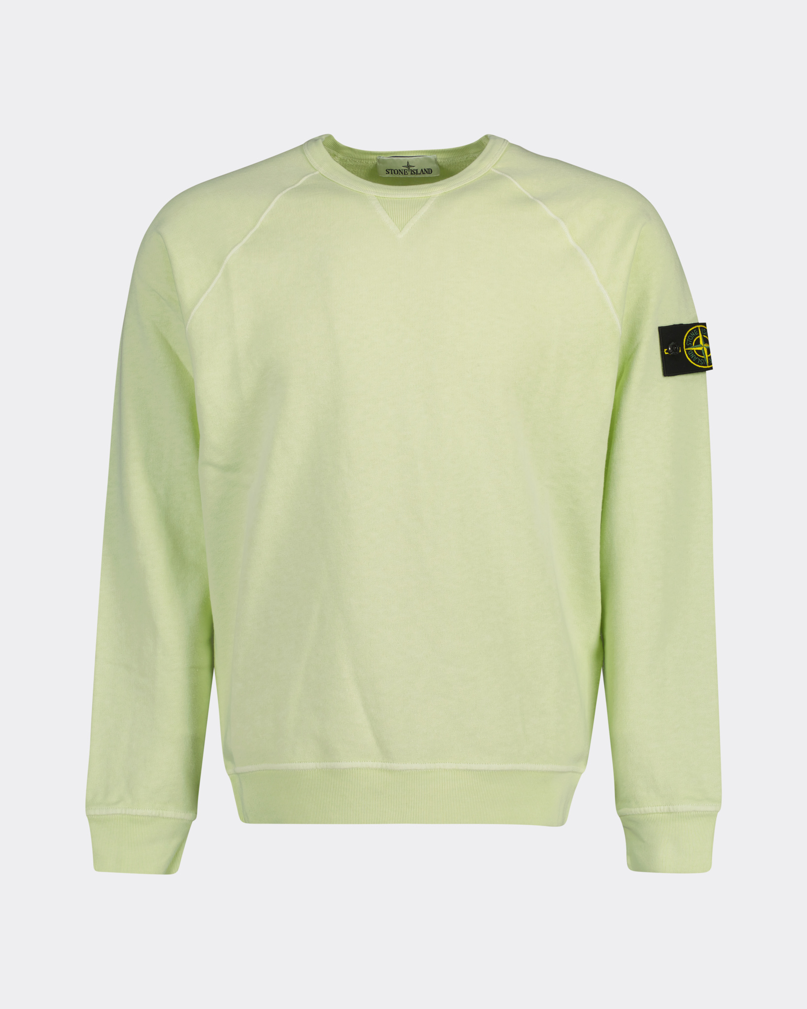 Geneigd zijn kampioen Populair Stone Island 66360 Washed Sweater Licht Groen - Beachim