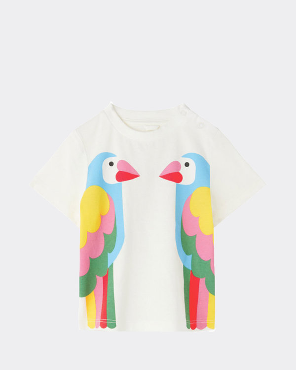 Parrots T-shirt Weiss
