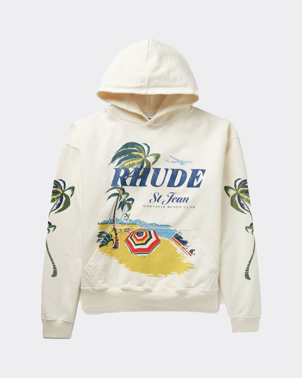 Beach Club Hoodie Weiß