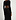 Knitted dress Schwarz